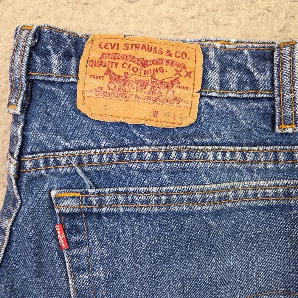 Vintage Levis 505 Jeans Mens 38x30 (Fits 36x30) Red Tab Made in Canada Y2K
